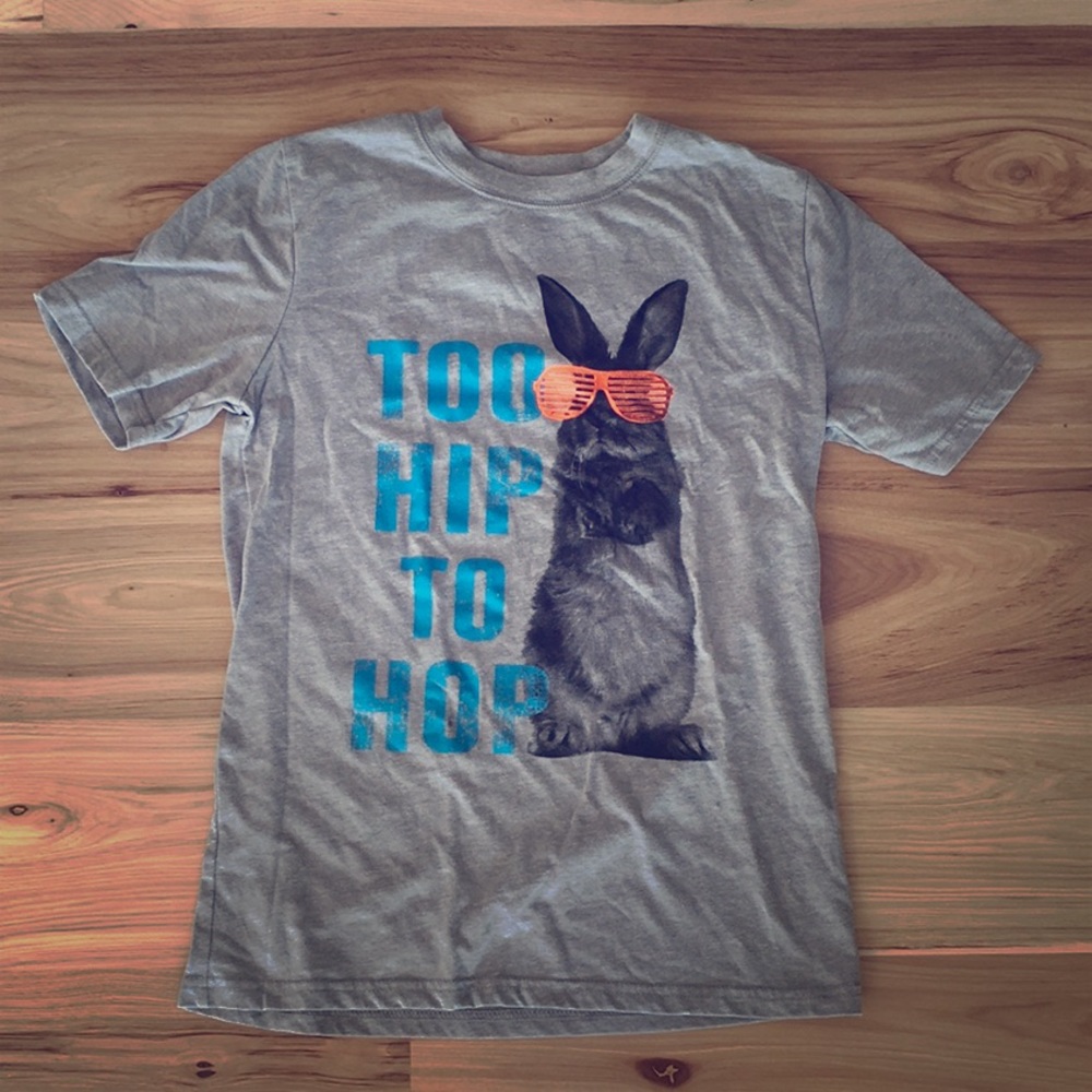“Too Hip To Hop” rabbit kids City Streets T-shirt